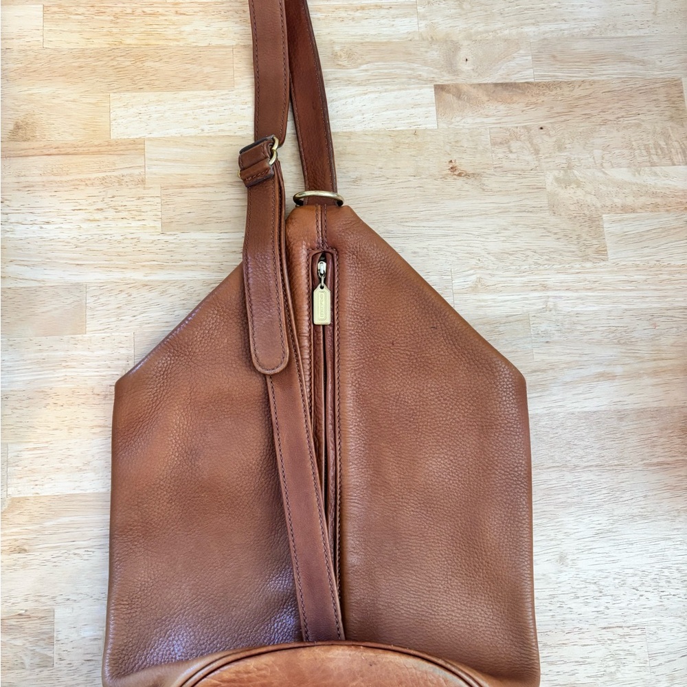 Coach Leather Backpack Shoulder Bag in Brown - Picture 2 of 6